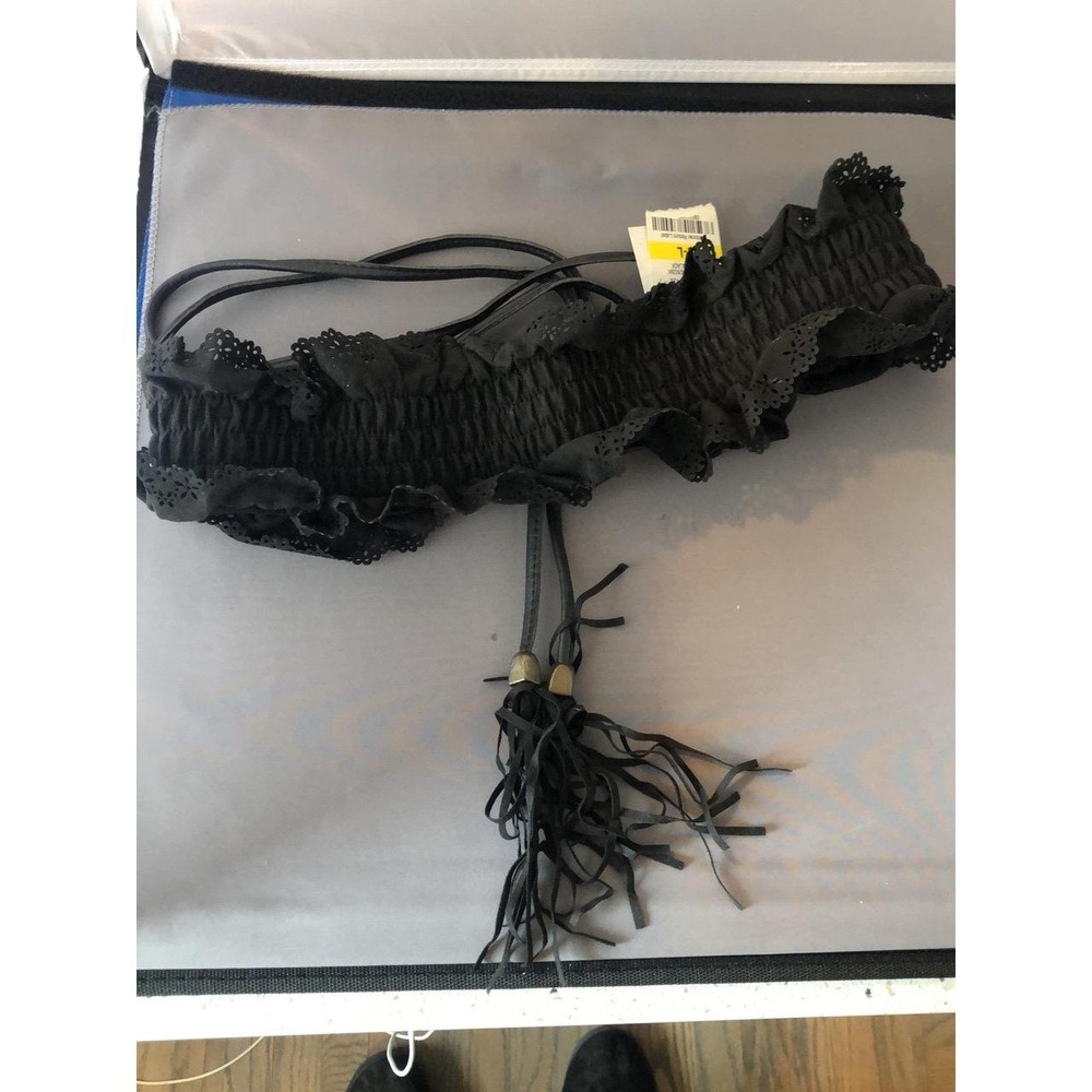 NWT American Rag Womens Fashion Bohemian Stretch Belt - Black